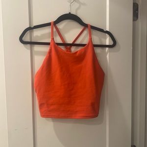 Cropped athletic tank
